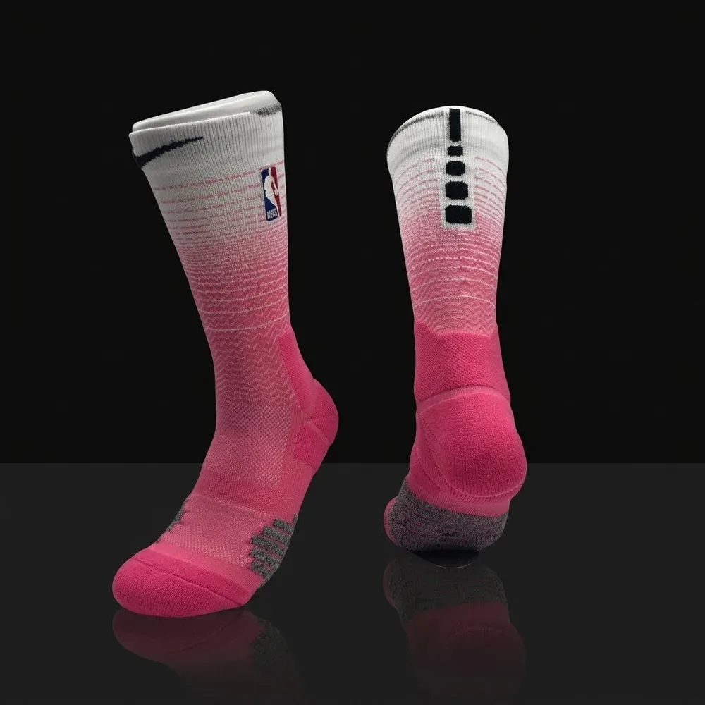 Nike Elite Quick Crew — Rosa-Blanca